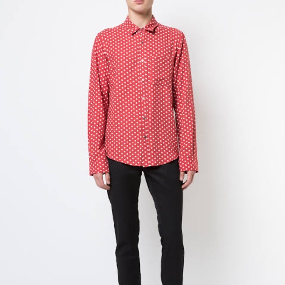 AMIRI Other - AMIRI Polka Dot Red Shirt